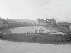Plain-an-Gwarry, St Just in Penwith Churchtown, Cornwall. Early 1900s Plain-an-Gwarry, St Just in Penwith Churchtown, Cornwall. Early 1900s