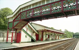 Railway Station, St Austell, Cornwall. July 1990 Railway Station, St Austell, Cornwall. July 1990