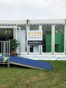 Royal Cornwall Museums trade stand at the Royal Cornwall Show, Royal Cornwall Showground, Whitecross, Wadebridge Royal Cornwall Museums trade stand at the Royal Cornwall Show, Royal Cornwall Showground, Whitecross, Wadebridge
