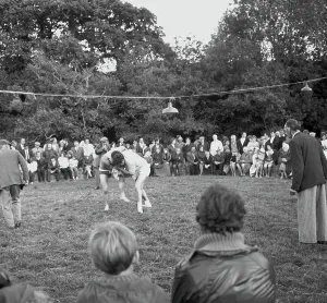 Cornish Wrestling Match Print, 1970