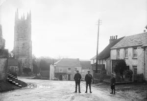 The Square, Probus, Cornwall. Probably 1907 The Square, Probus, Cornwall. Probably 1907