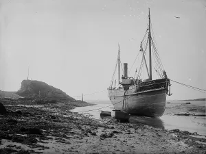 SS Dardare, Bude, Cornwall. 10th June 1905 SS Dardare, Bude, Cornwall. 10th June 1905