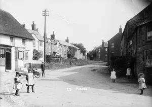 St Austell Road, Probus, Cornwall. Early 1900s St Austell Road, Probus, Cornwall. Early 1900s