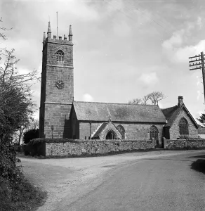 St Crewennas Church, Crowan, Cornwall. 1957 St Crewennas Church, Crowan, Cornwall. 1957