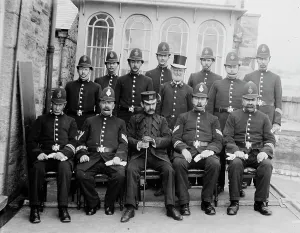 Truro City Police, Truro , Cornwall. Around 1900 Truro City Police, Truro , Cornwall. Around 1900