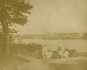 The Victualling Office, Plymouth, Devon, from Mount Edgcumbe, Maker, Cornwall The Victualling Office, Plymouth, Devon, from Mount Edgcumbe, Maker, Cornwall