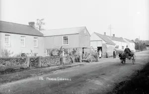 West end looking east, Fore Street, Probus. 1900s West end looking east, Fore Street, Probus. 1900s