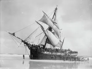Wreck of the German brigantine Albert Wilhelm, Lelant Sands, Lelant, Cornwall Wreck of the German brigantine Albert Wilhelm, Lelant Sands, Lelant, Cornwall