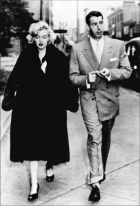 American Baseball Player Joe DiMaggio with Marilyn Monroe American Baseball Player Joe DiMaggio with Marilyn Monroe