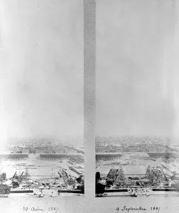 Eiffel Tower Construction Prints: Tour Eiffel-Construction