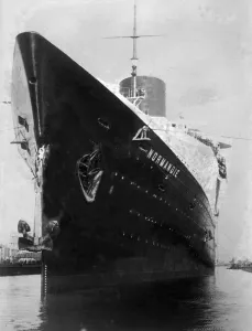 French prestigious Ocean Liner Normandie French prestigious Ocean Liner Normandie