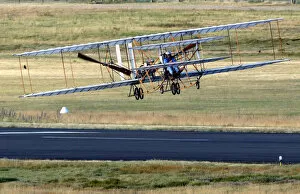 Images Dated 20th June 2006: Landing a Replica of Wrights Flyer 3