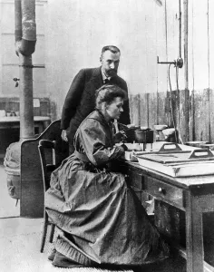 Marie Curie-Skolodowska with Pierre Curie Marie Curie-Skolodowska with Pierre Curie