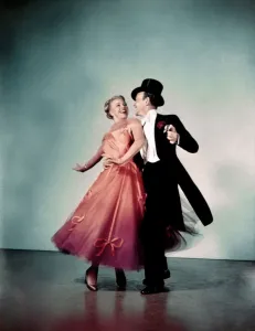 Prints of Undated file picture shows US actress, dancer and singer Ginger Rogers, dancing with her partner Fred Astaire. / AFP PHOTO Actors And Actress Prints: Print of Ginger Rogers and Fred Astaire Dancing