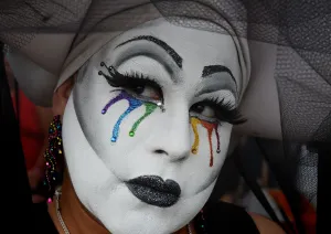 Usa-Gay Pride-Face-Portrait-Colour Usa-Gay Pride-Face-Portrait-Colour