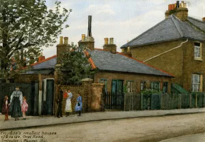 135 to 139 Oval Road: Croydon's Smallest Houses, 1921 (w/c on paper) 135 to 139 Oval Road: Croydon's Smallest Houses, 1921 (w/c on paper)