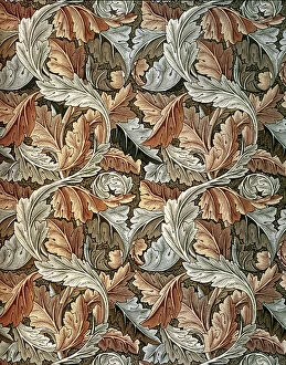 Images Dated 24th May 2005: Acanthus Wallpaper, designed by William Morris (1834-96)