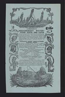 Advertisement for Cording's Dreadnought waterproof coats and capes (litho) Advertisement for Cording's Dreadnought waterproof coats and capes (litho)