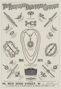 Advertisement, Parisian Diamond Company (engraving) Advertisement, Parisian Diamond Company (engraving)