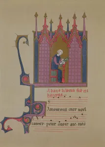 Adam de la Halle (1240/50-1288/1306), facsimile of a 15th century manuscript Adam de la Halle (1240/50-1288/1306), facsimile of a 15th century manuscript