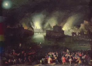 Aeneas Rescuing Anchises from the Sack of Troy (oil on copper) Aeneas Rescuing Anchises from the Sack of Troy (oil on copper)