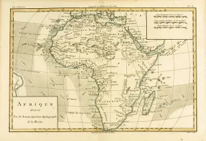 Africa, from Atlas de Toutes les Parties Connues du Globe Terrestre by Guillaume Raynal Africa, from Atlas de Toutes les Parties Connues du Globe Terrestre by Guillaume Raynal