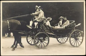 Ak Archduke Franz Ferdinand of Austria, horse-drawn carriage Ak Archduke Franz Ferdinand of Austria, horse-drawn carriage