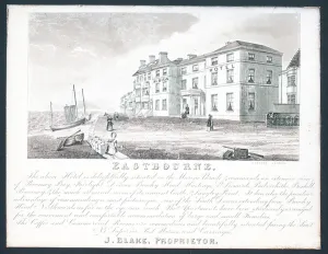 Albion Hotel, trade card for the proprietor, J Blake (engraving) Albion Hotel, trade card for the proprietor, J Blake (engraving)