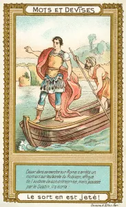 Alea iacta est (The die is cast) (chromolitho) Alea iacta est (The die is cast) (chromolitho)