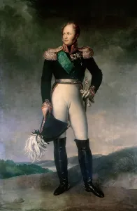 Alexander I of Russia (oil on canvas) Alexander I of Russia (oil on canvas)