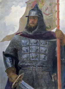 Alexander Nevsky (1220-63) Duke of Novgorod, Grand Duke of Vladimir (oil on canvas) Alexander Nevsky (1220-63) Duke of Novgorod, Grand Duke of Vladimir (oil on canvas)