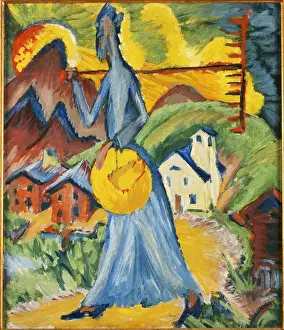 Alpleben, Triptych; Alpleben, Tryptychon, 1918 (oil on canvas) Alpleben, Triptych; Alpleben, Tryptychon, 1918 (oil on canvas)
