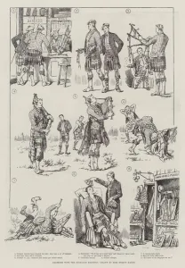Amateurs with the Highland Bagpipes (engraving) Amateurs with the Highland Bagpipes (engraving)