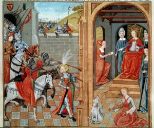 The Amazons has the Court of a Queen probably Louise of Savoy (1467-1531 The Amazons has the Court of a Queen probably Louise of Savoy (1467-1531