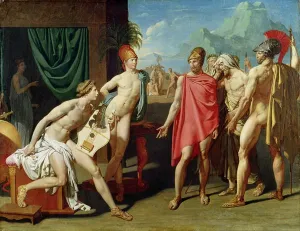 Ambassadors Sent by Agamemnon to Urge Achilles to Fight, 1801 (oil on canvas) Ambassadors Sent by Agamemnon to Urge Achilles to Fight, 1801 (oil on canvas)