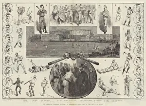 The American Baseball Players at Kennington Oval, Visit of the Prince of Wales (engraving) The American Baseball Players at Kennington Oval, Visit of the Prince of Wales (engraving)