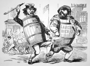 American Know-Nothing Party Cartoon, 1854 (engraving) American Know-Nothing Party Cartoon, 1854 (engraving)