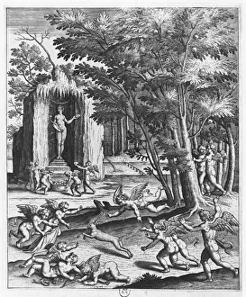 Amor, plate from Les Images ou Paintings de Platte Painting des Deux Philostrates, by Blaise de Vigenere Amor, plate from Les Images ou Paintings de Platte Painting des Deux Philostrates, by Blaise de Vigenere