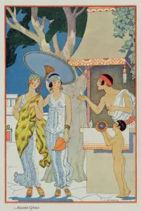 Ancient Greece, from The Art of Perfume, pub. 1912 (pochoir print) Ancient Greece, from The Art of Perfume, pub. 1912 (pochoir print)