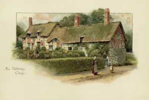 Ann Hathaway's cottage in Shottery (chromolitho) Ann Hathaway's cottage in Shottery (chromolitho)