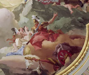 Apotheosis of the Spanish Monarchy (fresco) (detail of 170577) Apotheosis of the Spanish Monarchy (fresco) (detail of 170577)