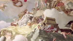 Apotheosis of the Spanish Monarchy (fresco) (detail of 170577) Apotheosis of the Spanish Monarchy (fresco) (detail of 170577)