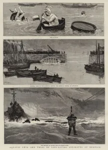 Aquatic Fete and Trial of Life-Saving Apparatus at Berwick (engraving) Aquatic Fete and Trial of Life-Saving Apparatus at Berwick (engraving)