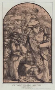 An Aristocratic Auction! (colour litho) An Aristocratic Auction! (colour litho)