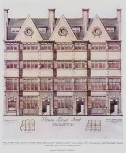 Arnold Mitchell, Architect (colour litho) Arnold Mitchell, Architect (colour litho)