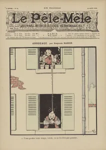 Arrosage. Illustration for Le Pele-Mele, 1902 (colour litho) Arrosage. Illustration for Le Pele-Mele, 1902 (colour litho)