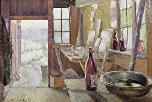 The art school studio, Modum, 1893 (oil on canvas) The art school studio, Modum, 1893 (oil on canvas)