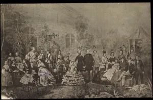 Artist Ak Maria Friederike von Prussia, Maximilian II, Ludwig I (b/w photo) Artist Ak Maria Friederike von Prussia, Maximilian II, Ludwig I (b/w photo)