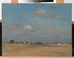 Shingle Street, Suffolk Landscape Print c.1907 by Nicholson