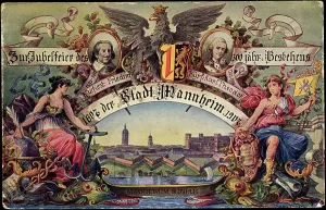 Prints of ARV947974 Mannheim, 300 Jahr Fest 1907, Elector Friedrich; Private Collection; © Arkivi UG All Rights Reserved Mannheim Prints: Mannheim 300-Year Print